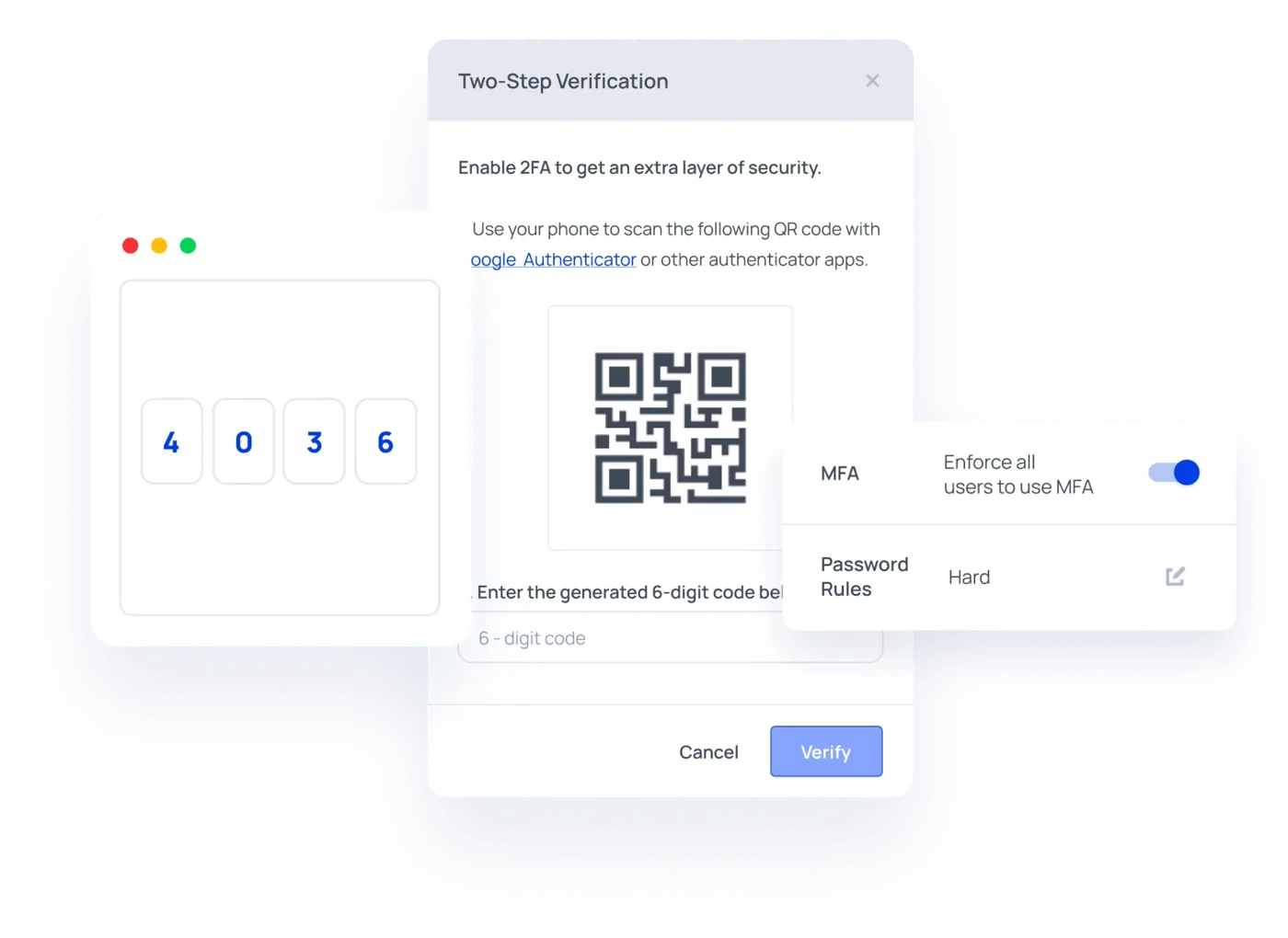 MFA feature screenshot