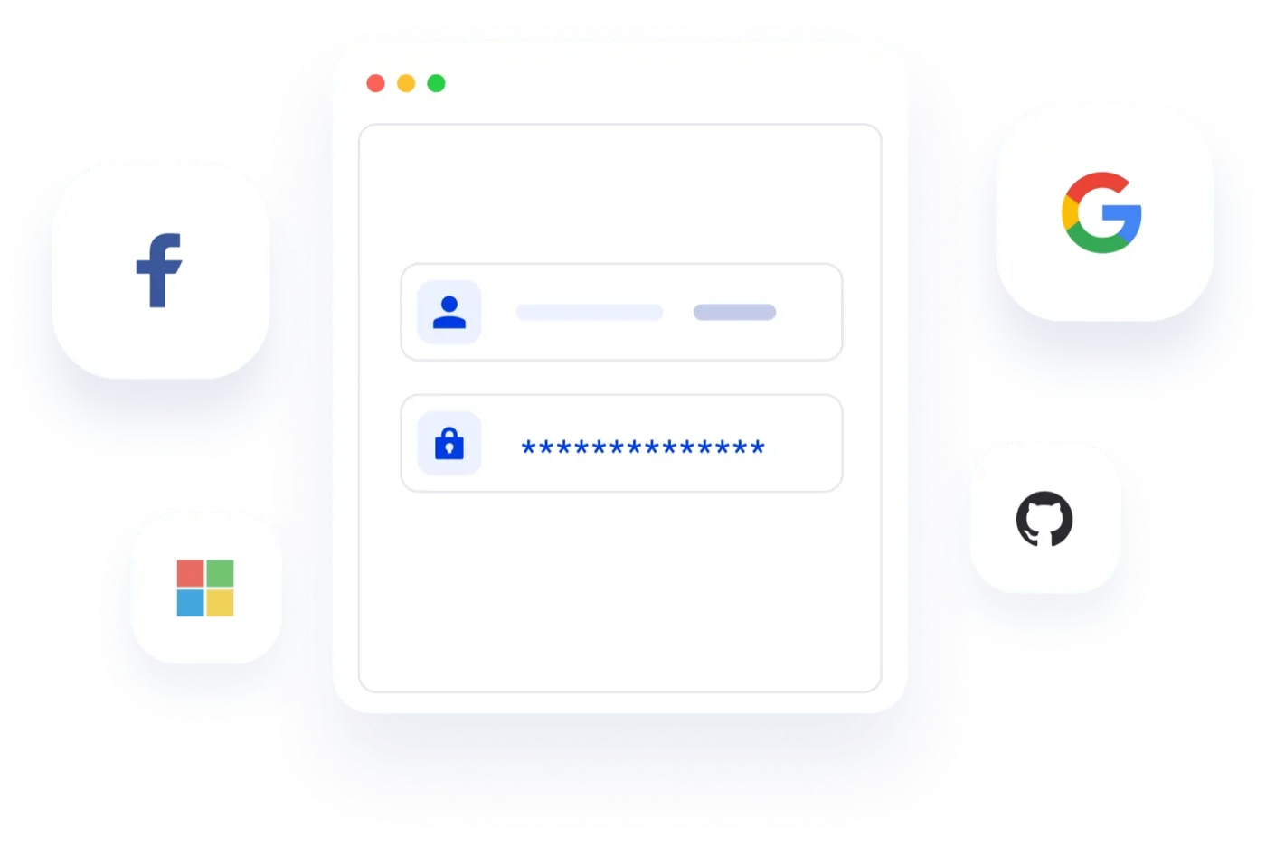 Social Logins feature screenshot